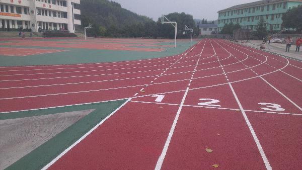 湖南省安化縣冷市鎮大橋學校塑膠運動場